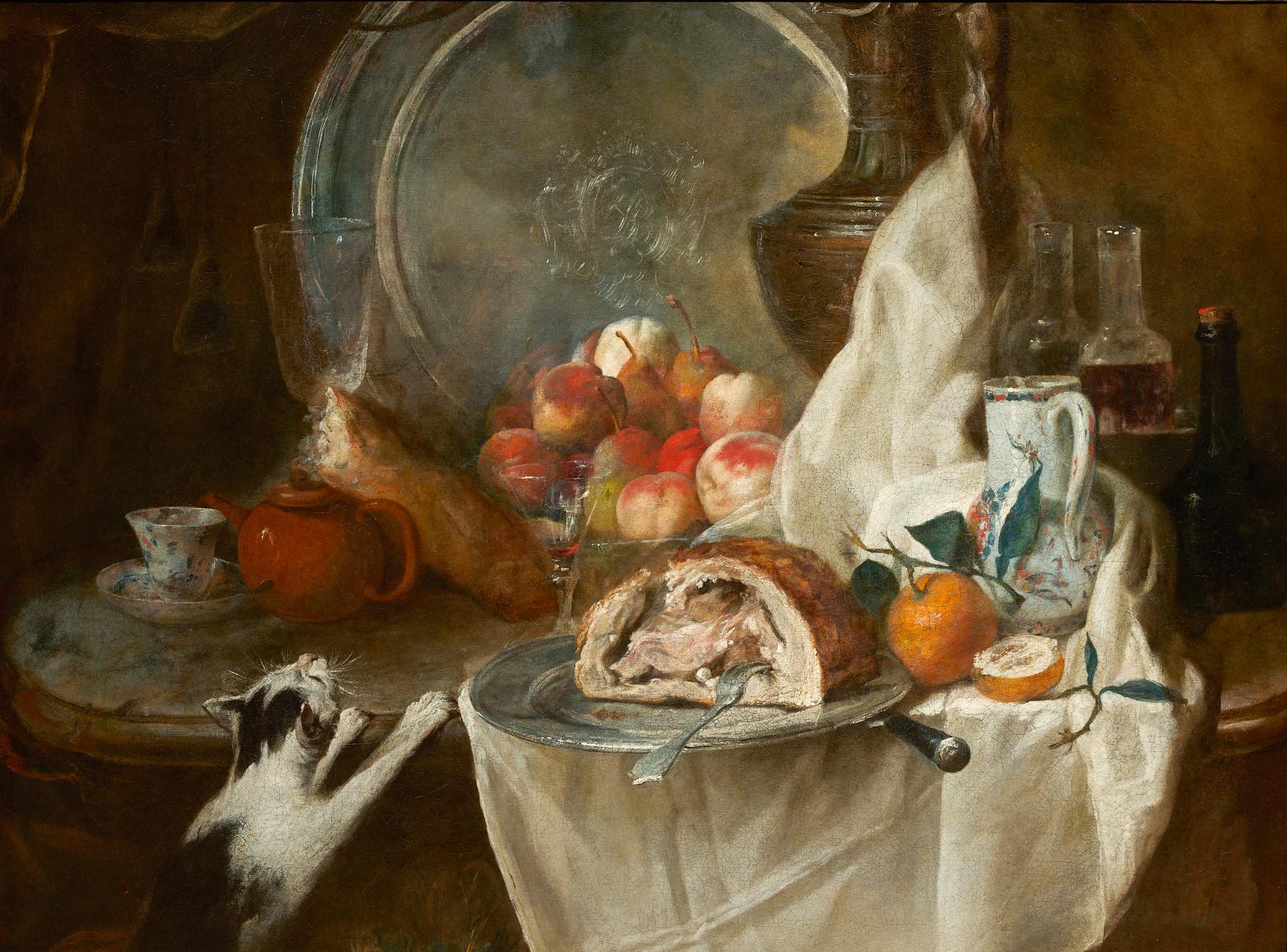 A table avec Chardin et Saraceni