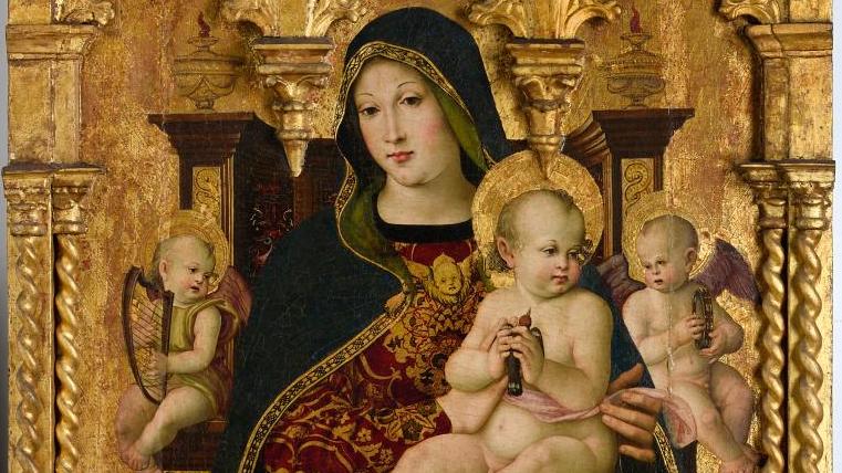 Simone da Firenze et Rocco di Bartolommeo (actifs vers 1500), La Vierge en trône... La Madone de Brando, enquête sur l’identification d’une Vierge corse