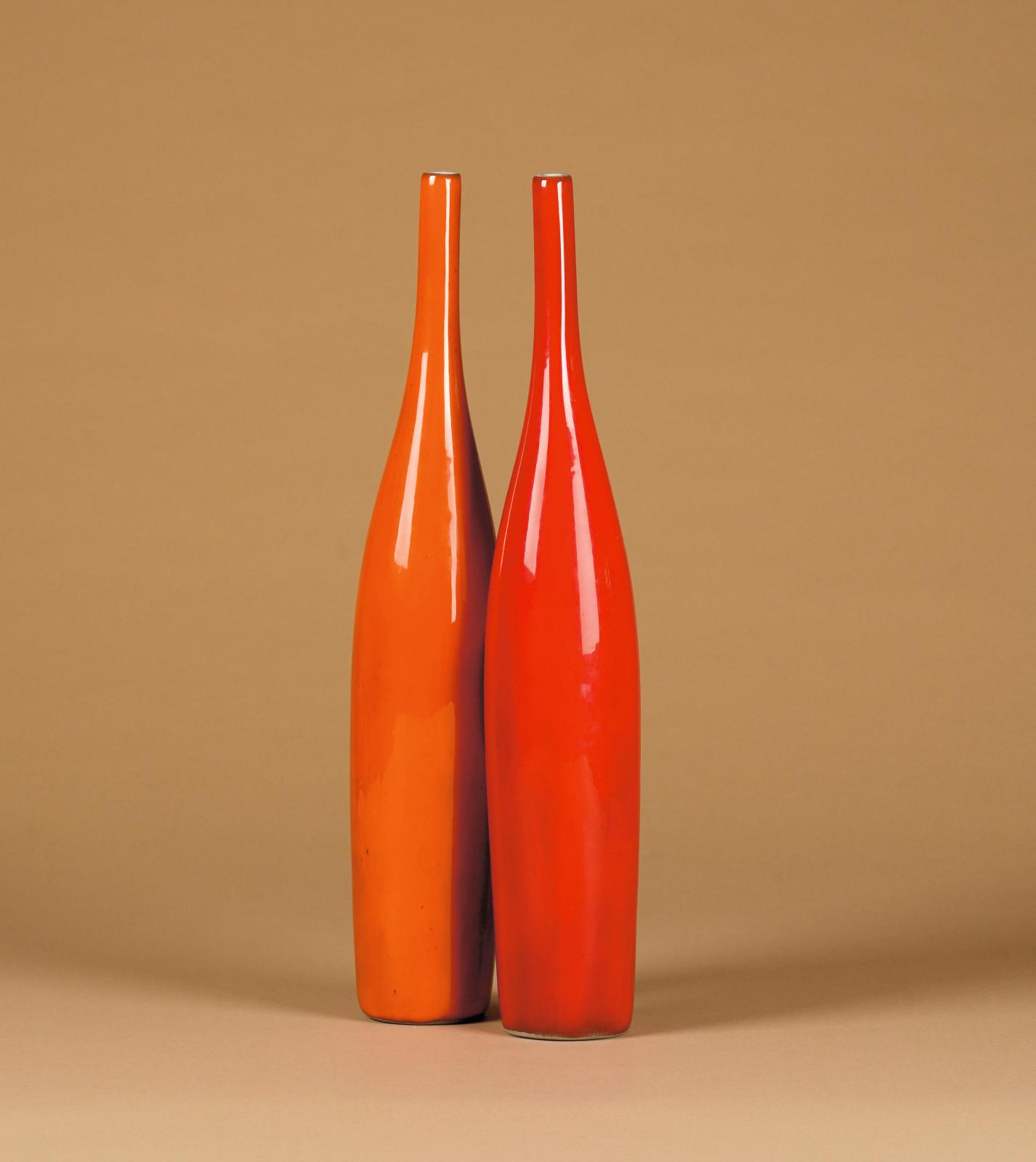 Jacques (1926-2008) et Dani Ruelland (1933-2010), vase dit Double bouteille, vers 1960, h. 51,5 cm. Estimation : 4 000/6 000 €