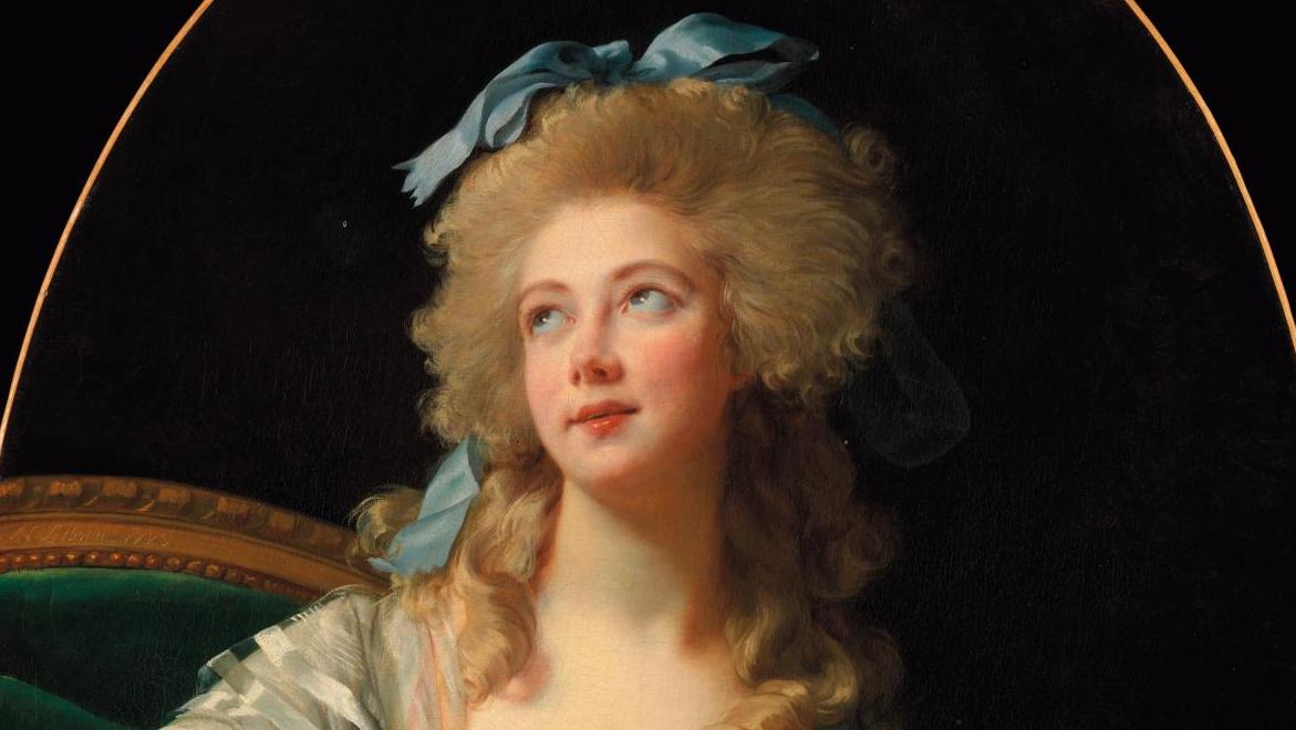 Élisabeth Vigée Le Brun, Madame Grant (Noël Catherine Vorlée), 1783, huile sur toile,... Les collections XVIIIe siècle de Jacques Doucet