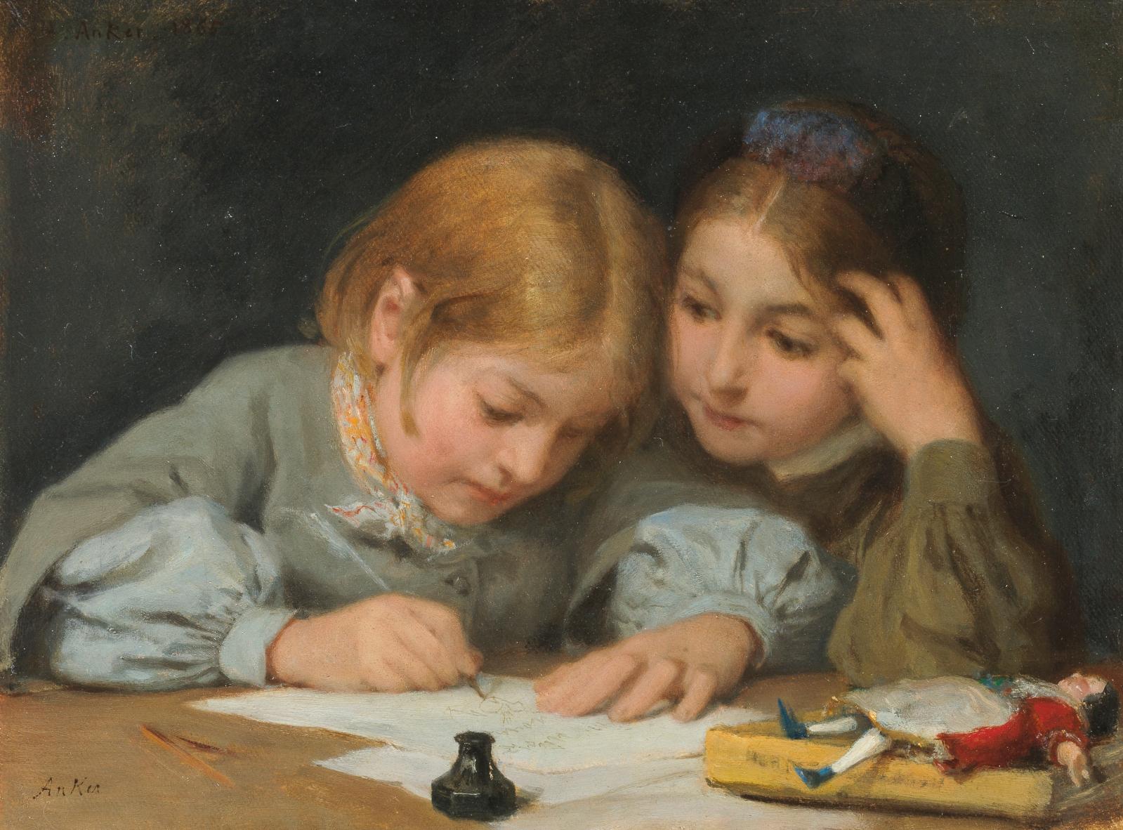 Les collectionneurs suisses sont friands des huiles d’Albert Anker (1831-1910), considéré comme le peintre national par excellence, et not