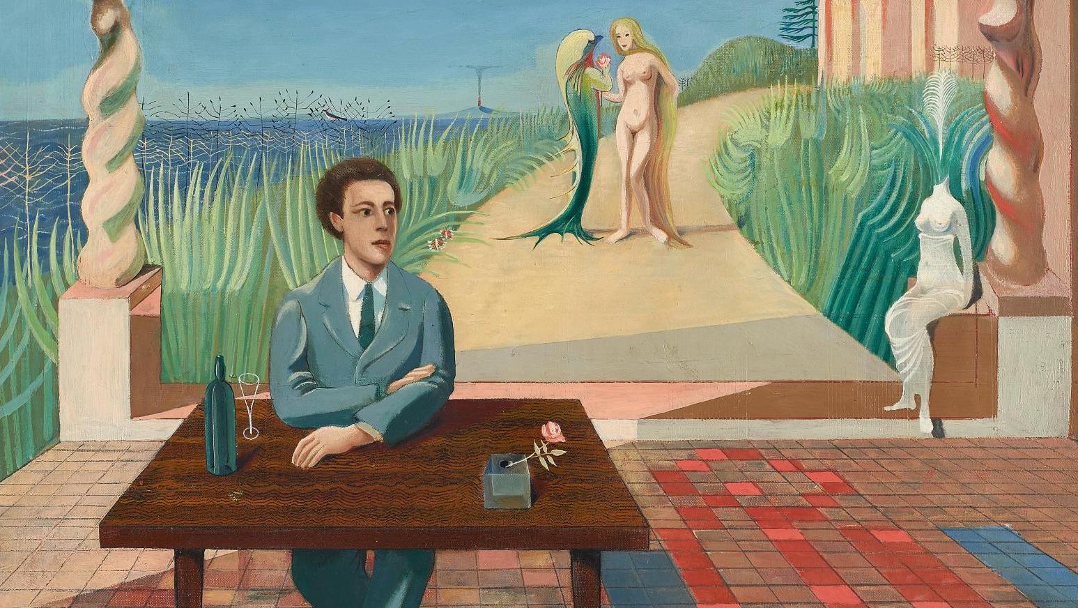 Max Ernst (1891-1976) et Marie-Berte Aurenche, dite "Ma-Bé" (1906-1960), Portrait... André Breton vu par Max Ernst et Ma-Bé