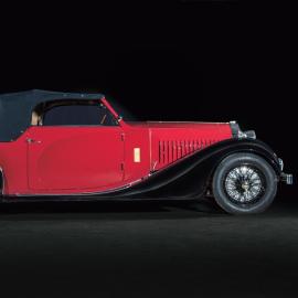 Bugatti au sommet avec une Stelvio de 1934