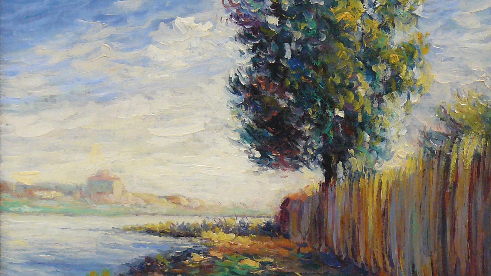 Francis Picabia (1879-1953), Bord de l’Yonne, soleil du matin, 1906, huile sur toile... De Toulouse-Lautrec à Picabia 