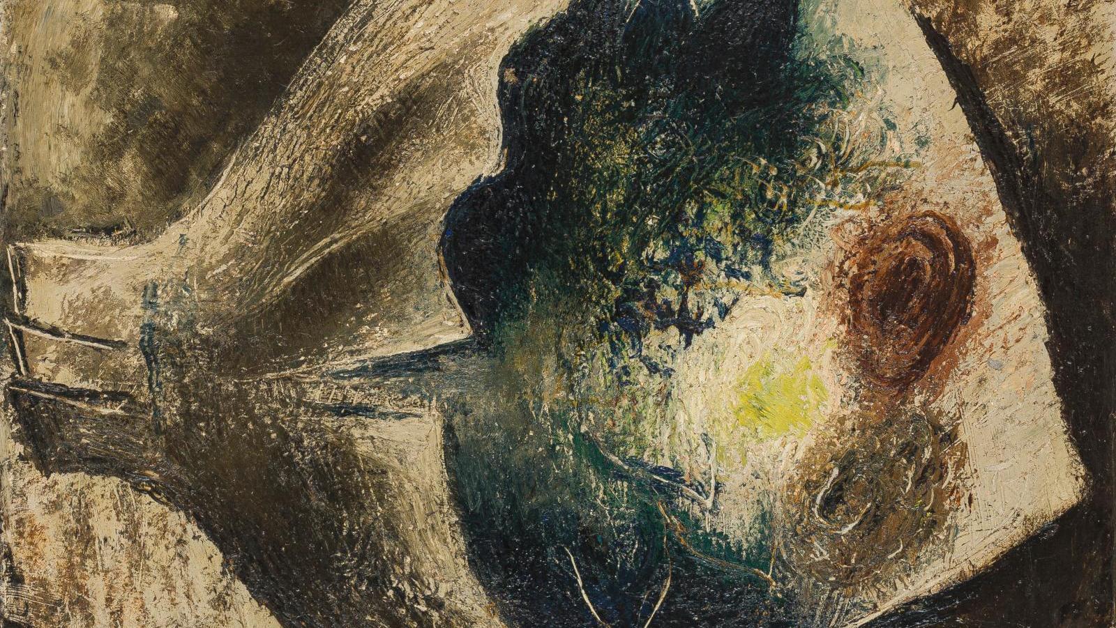 Jean Fautrier (1898-1964), Le Bouquet blanc, 1929, huile sur toile rentoilée, 60 x 73,5 cmEstimation :... Jean Fautrier, inventeur de l’informel
