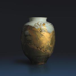 L’essor du faucon sur un vase du Japon - En vente