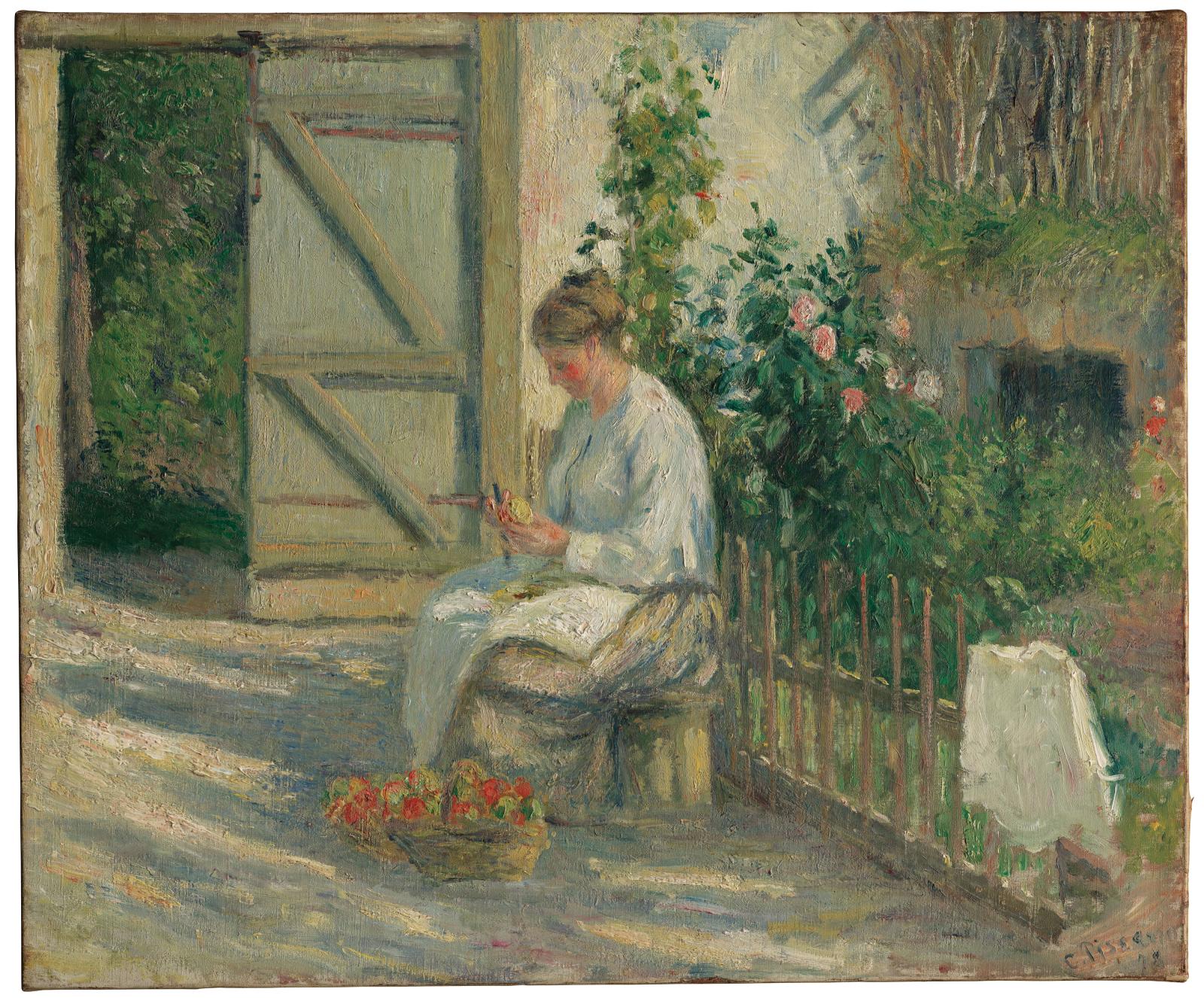 Un instant du quotidien saisi par Camille Pissarro
