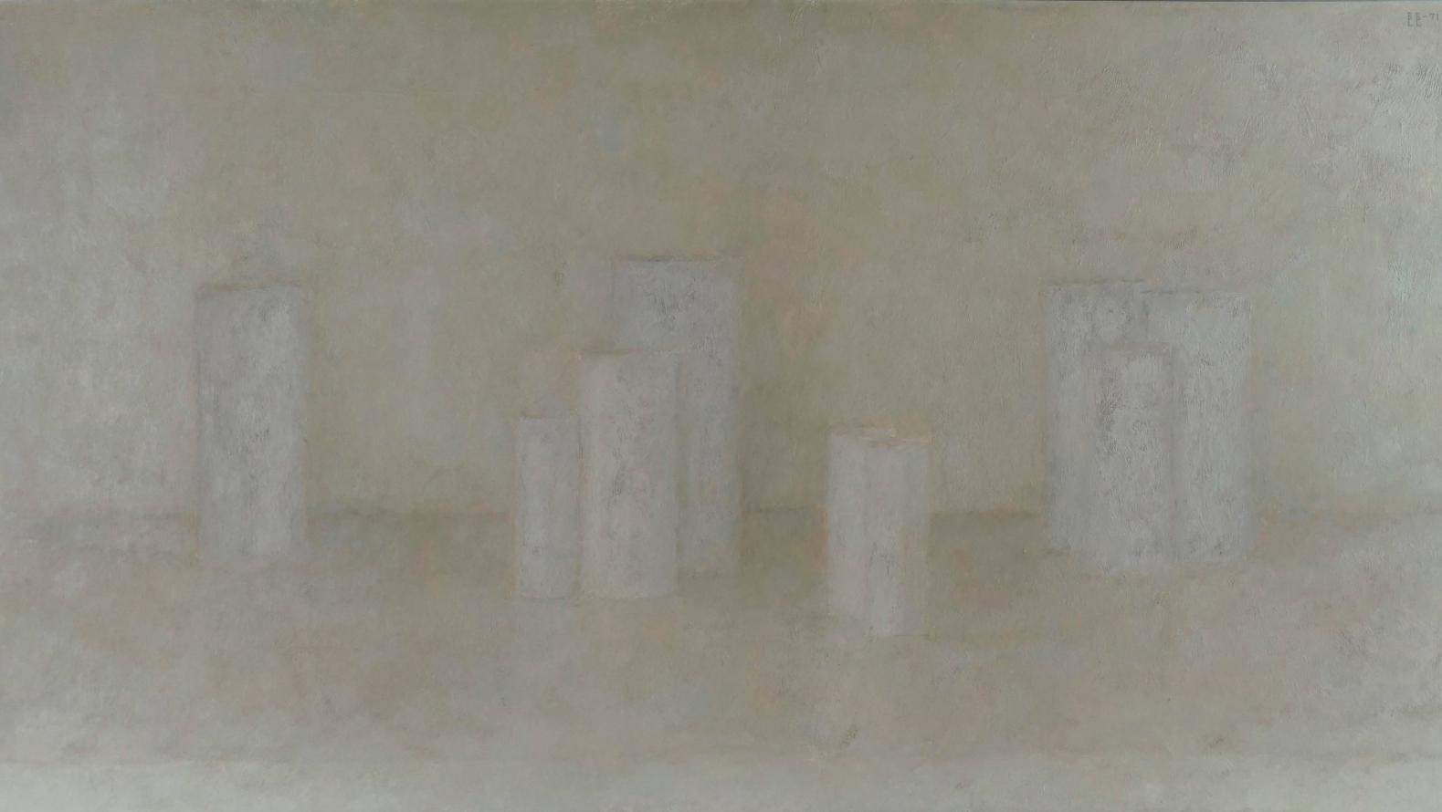 Vladimir Grigorievic Weisberg (1924-1985), Composition, 1971, huile sur toile monogrammée... Révolutionnaires avant-gardes russes 
