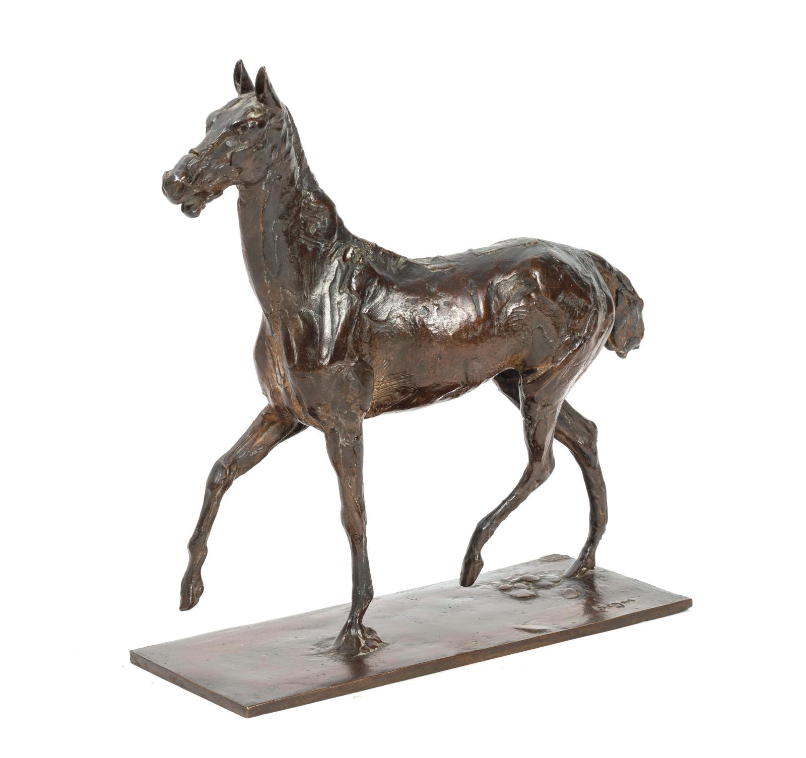 The Walking Horse, A Rare Posthumous Cast by Degas 