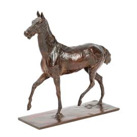 The Walking Horse, A Rare Posthumous Cast by Degas  - Pre-sale