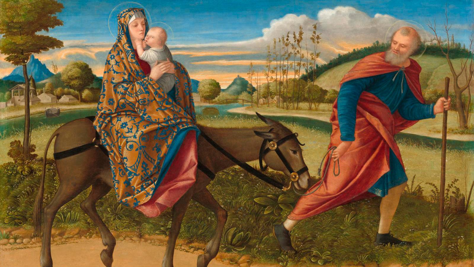 Vittore Carpaccio (1465-1525 or 1526), The Flight into Egypt, c. 1516-1518, oil on... All Things Carpaccio in Venice