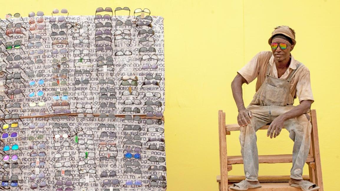 Fototala King Massassy (né en 1971), Anarchie productive, 2017, 50 x 70 cm.  Bamako, une Biennale au présent