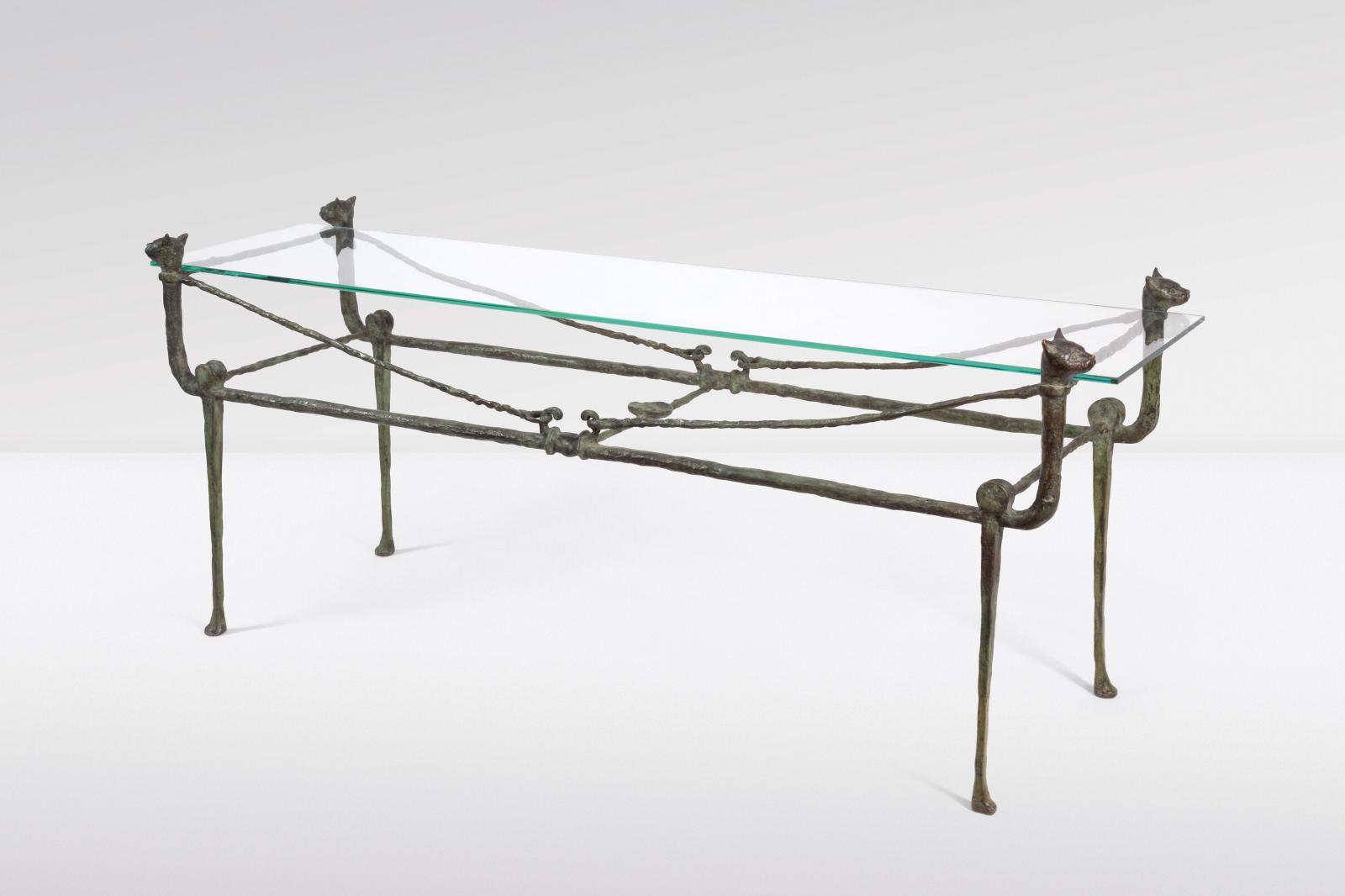 Une table féline de Diego Giacometti
