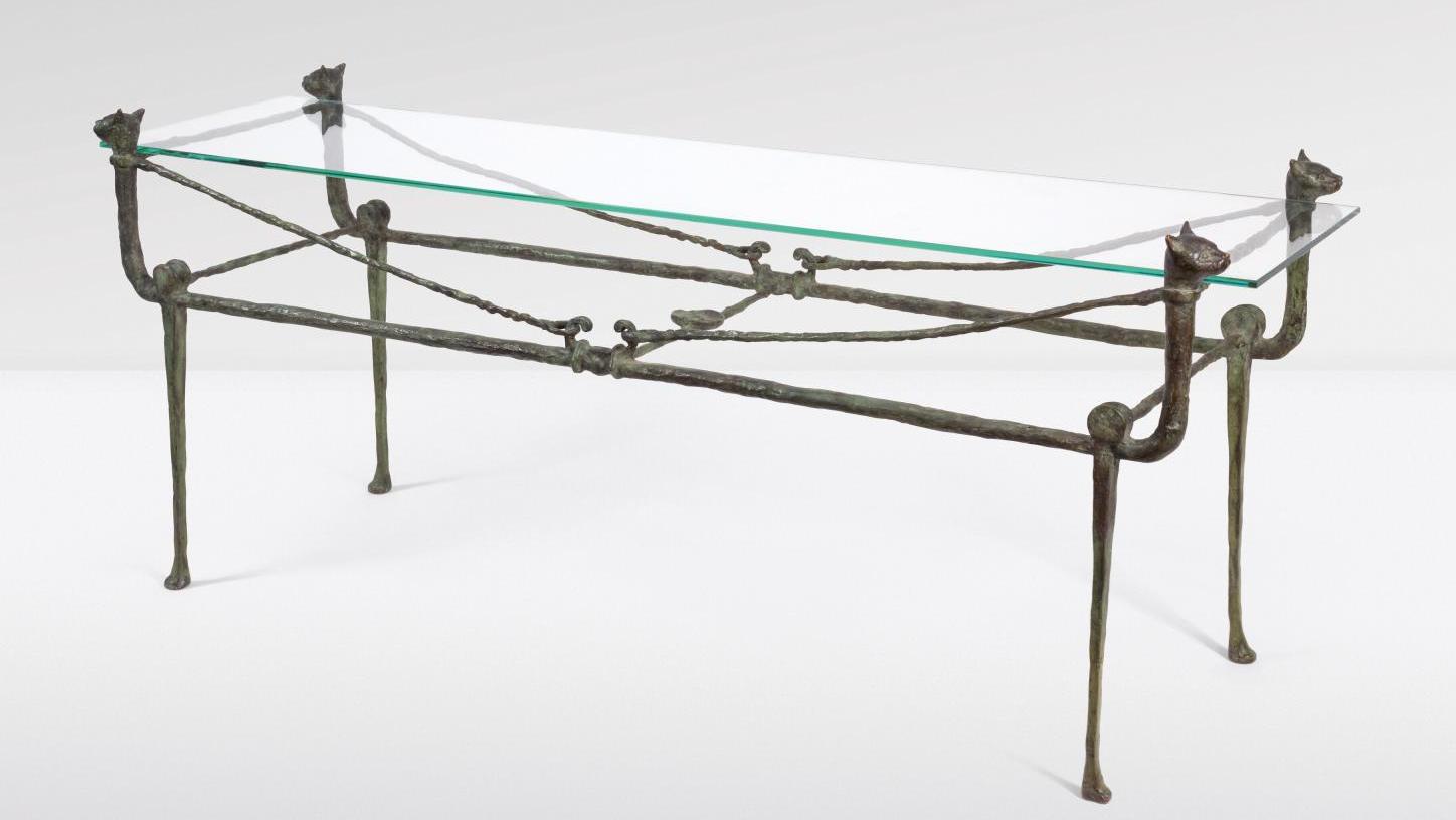   Une table féline de Diego Giacometti