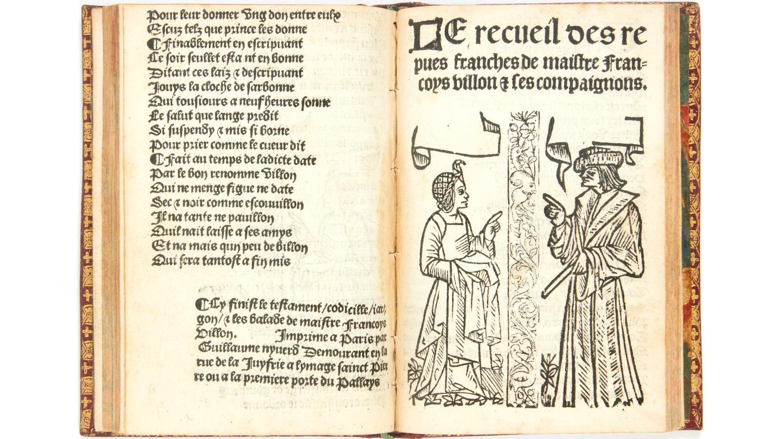 François Villon (1431-après 1463), Le Grant testament de Maistre Françoys Villon... Les précieux livres de Stéphane Clavreuil