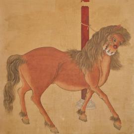Cheval japonais de noble lignée - Panorama (avant-vente)
