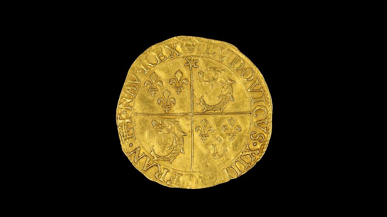   Un écu d’or du règne de Louis XIII
