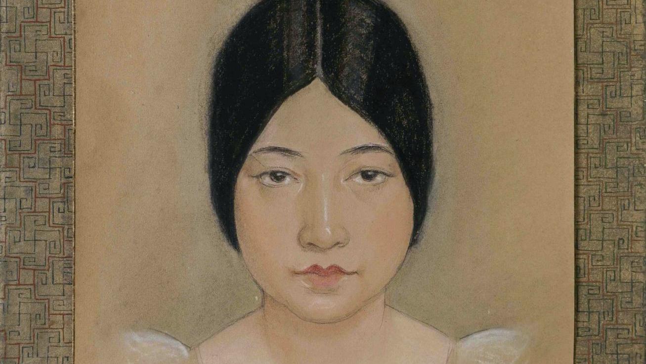 Mai Trung Thu, dit Mai-Thu (1906-1980), Portrait d’une jeune Vietnamienne, 1934,... Mai-Thu, un portrait de jeunesse