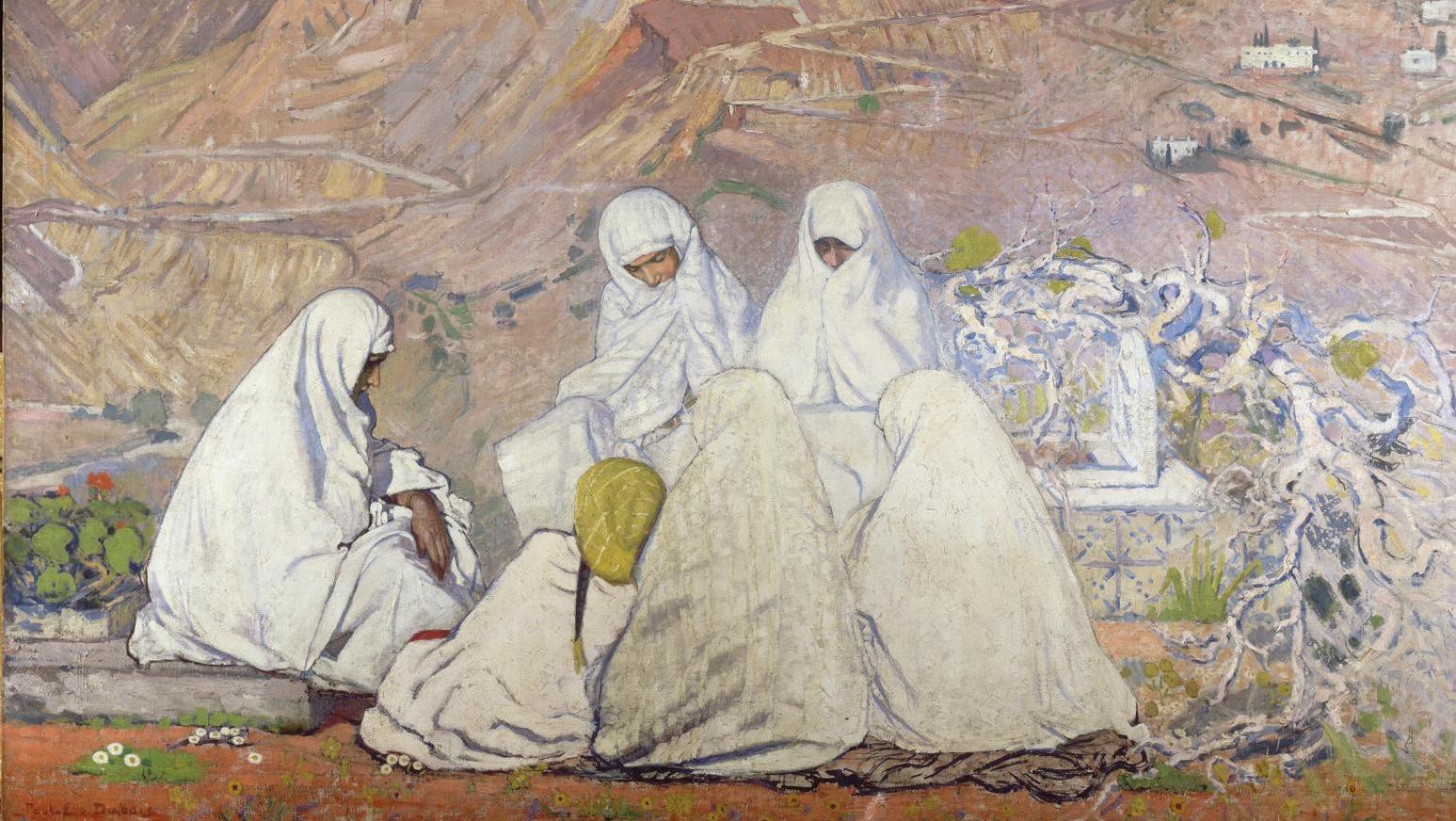 Paul-Élie Dubois (1886-1949), Femme et enfant, Bou Saâda, vers 1921, huile sur toile,... Rétrospective Paul-Élie Dubois à Montbéliard