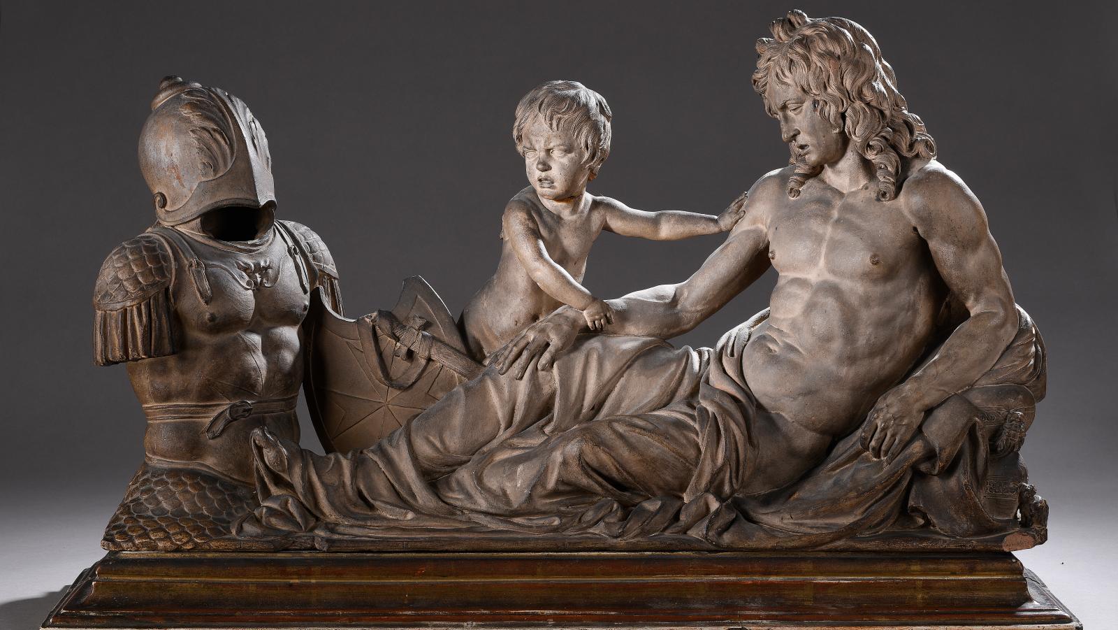 François Anguier (1604-1669), Funerary monument for Jacques de Souvré (1600-1670),... A Rediscovered Masterpiece by Sculptor François Anguier