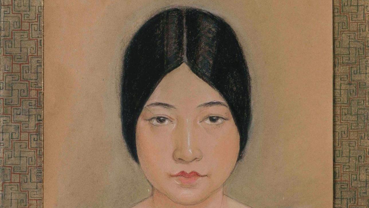 Mai Trung Thu, dit Mai-Thu (1906-1980), Portrait d’une jeune Vietnamienne, 1934,... Trésors d’Extrême-Orient des Ming à Mai-Thu 