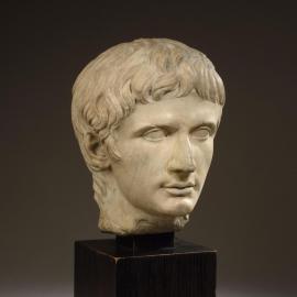 19th-Century Marble of Augustus