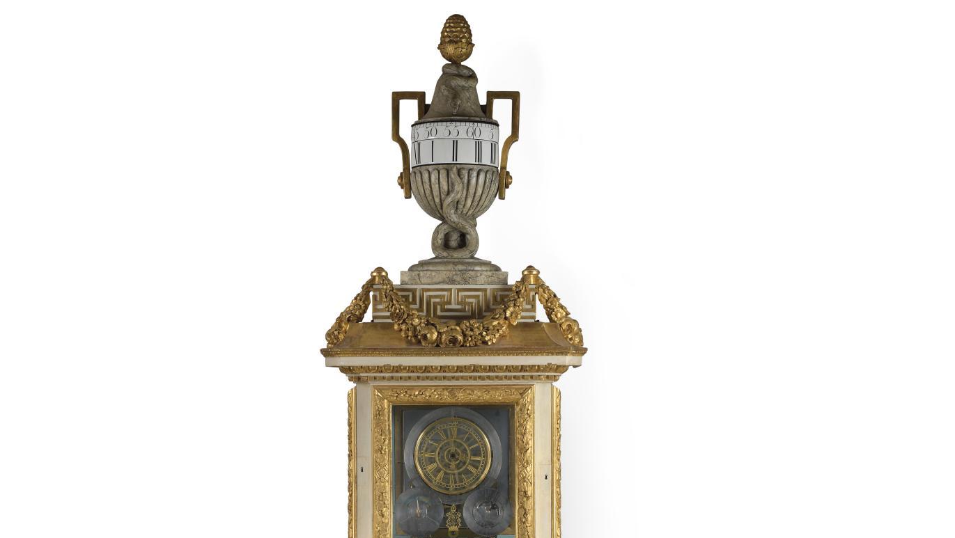 Attributed to Jean-Louis Bouchet (1737-1792), monumental astronomical pendulum clock... A Monumental Astronomical Pendulum Clock Attributed to Jean-Louis Bouchet