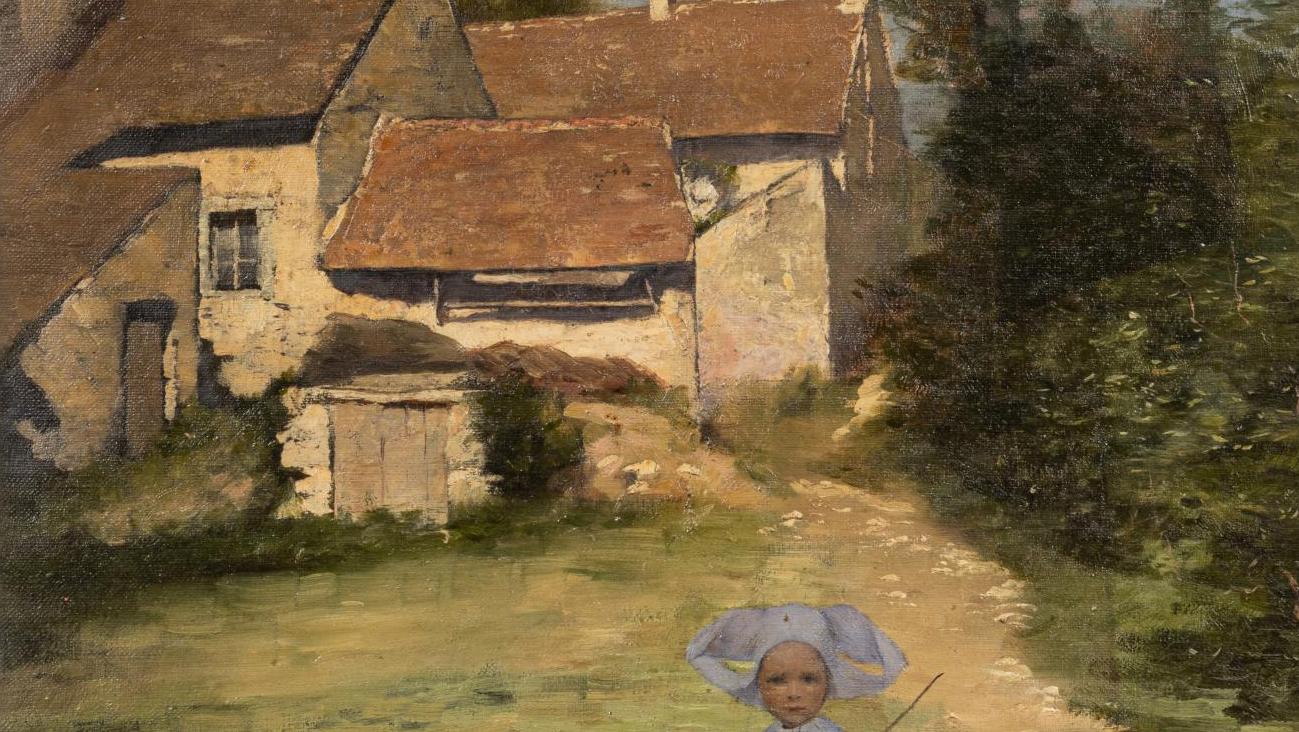 Louis Maurice Boutet de Monvel (1851-1913), Petite bretonne (Finistère), vers 1883,... Quand Louis-Maurice Boutet de Monvel peint l’enfance