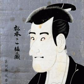 Portrait d'une star de théâtre japonais