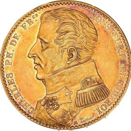 Charles de France sur une monnaie d'or - Après-vente