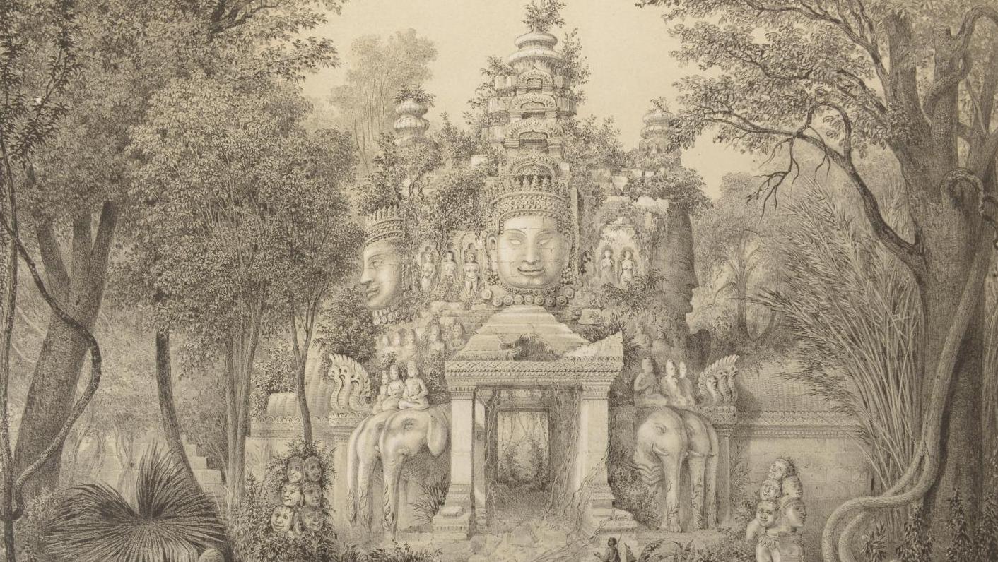 Francis Garnier (1839-1873), Atlas du voyage d’exploration en Indo-Chine effectué... Les témoignages bibliophiliques des premiers pèlerins à Angkor