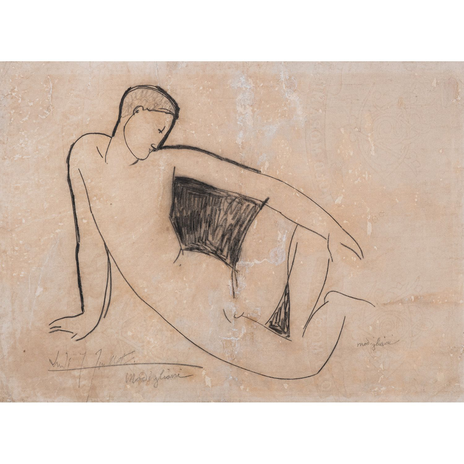 Un nu sinueux d'Amedeo Modigliani