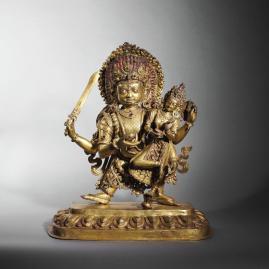 Bhairava, un dieu népalais du XVIIIe 