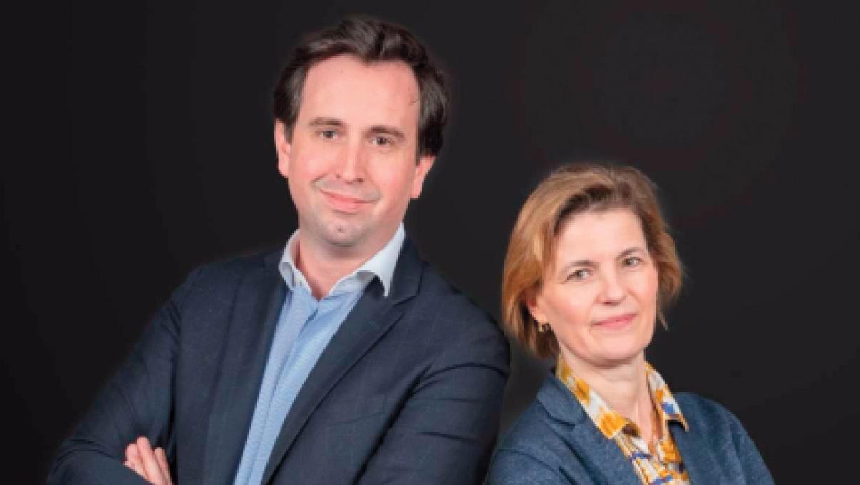 Olivier Valmier (suppléant) et Myrtille Dumonteil (titulaire).DR Première élection au Conseil des maisons de vente 