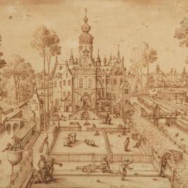 Un château des Pays-Bas visité par Hans Bol