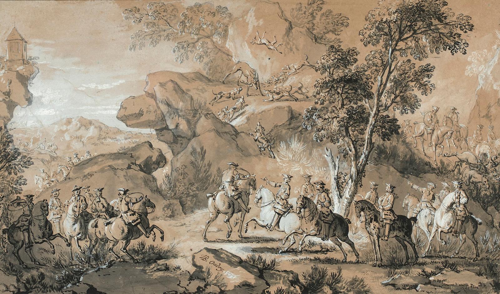 Un dessin d’Oudry préempté par le musée de Fontainebleau