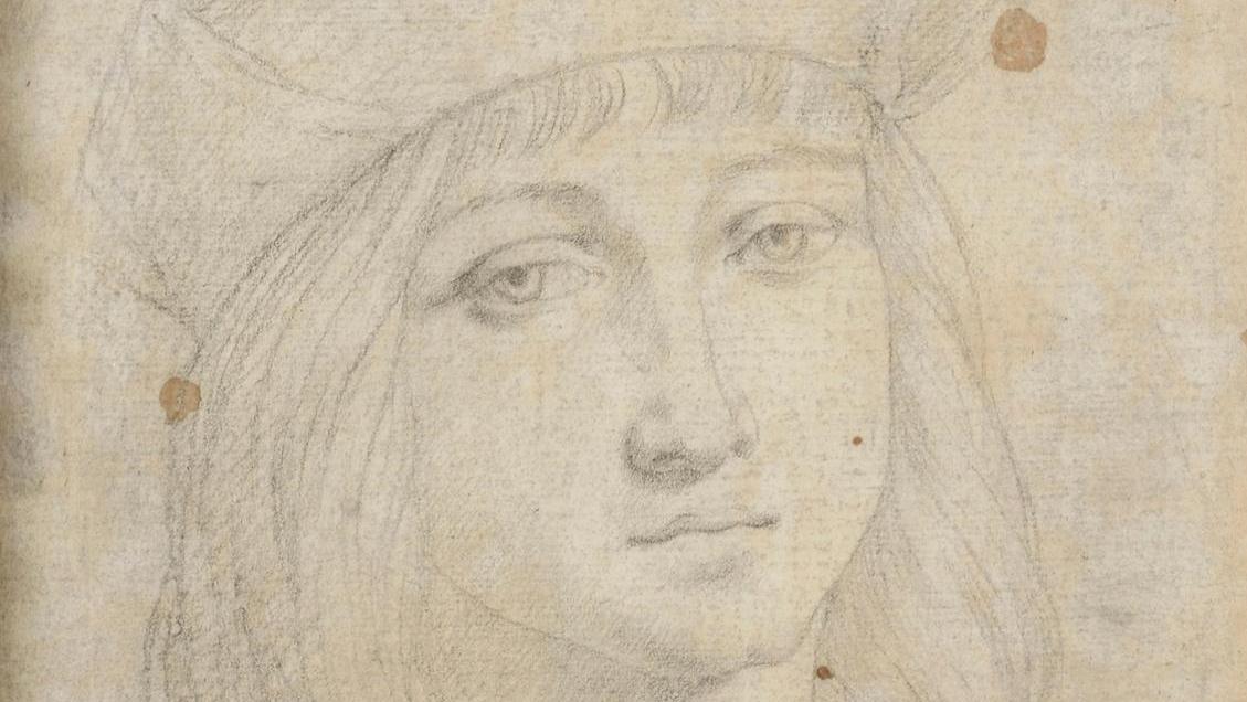 Attribué à Timoteo Viti (1469-1523), Portrait d’un jeune artiste au béret, peut-être... Portrait d’un jeune Raphaël ?