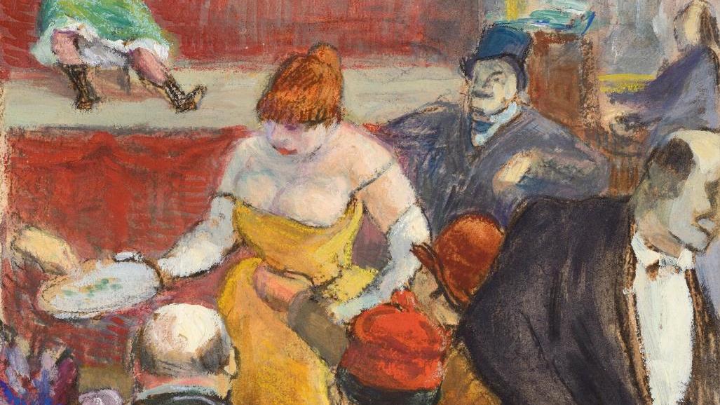 Henri-Gabriel Ibels (1867-1936), Au café-concert, vers 1892-1893, gouache rehaussée... Les loisirs à la Belle Époque au musée Bonnard