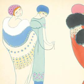 L'album "Les Choses" : quand les lithographies de Georges Lepape sublimaient les robes de Paul Poiret 