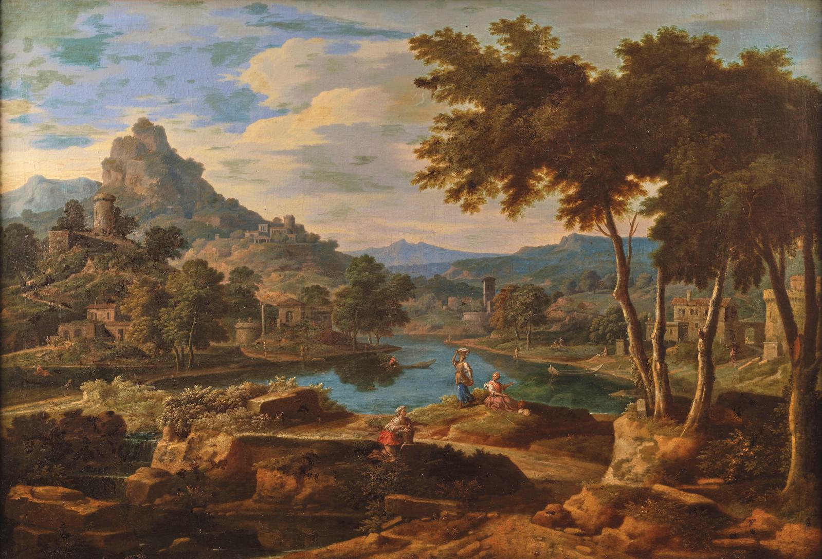 Classical landscape in the style | Gazette Drouot