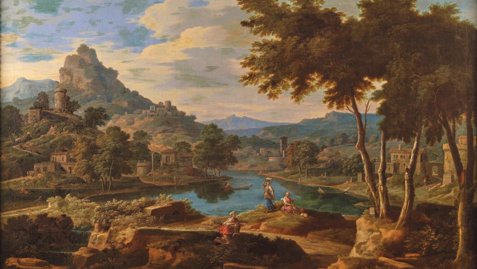 Classical landscape in the style | Gazette Drouot
