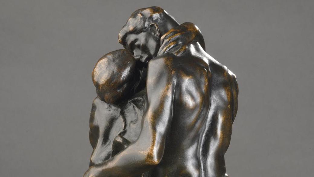 Auguste Rodin (1840-1917), Le Baiser, réduction n° 2, épreuve en bronze à patine... Le Baiser de Rodin : une fonte sous la supervision du maître