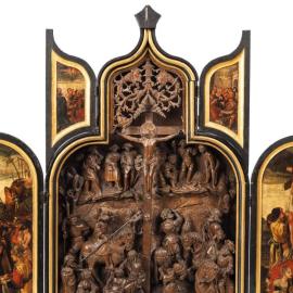 La Passion du Christ sur un retable d'Anvers