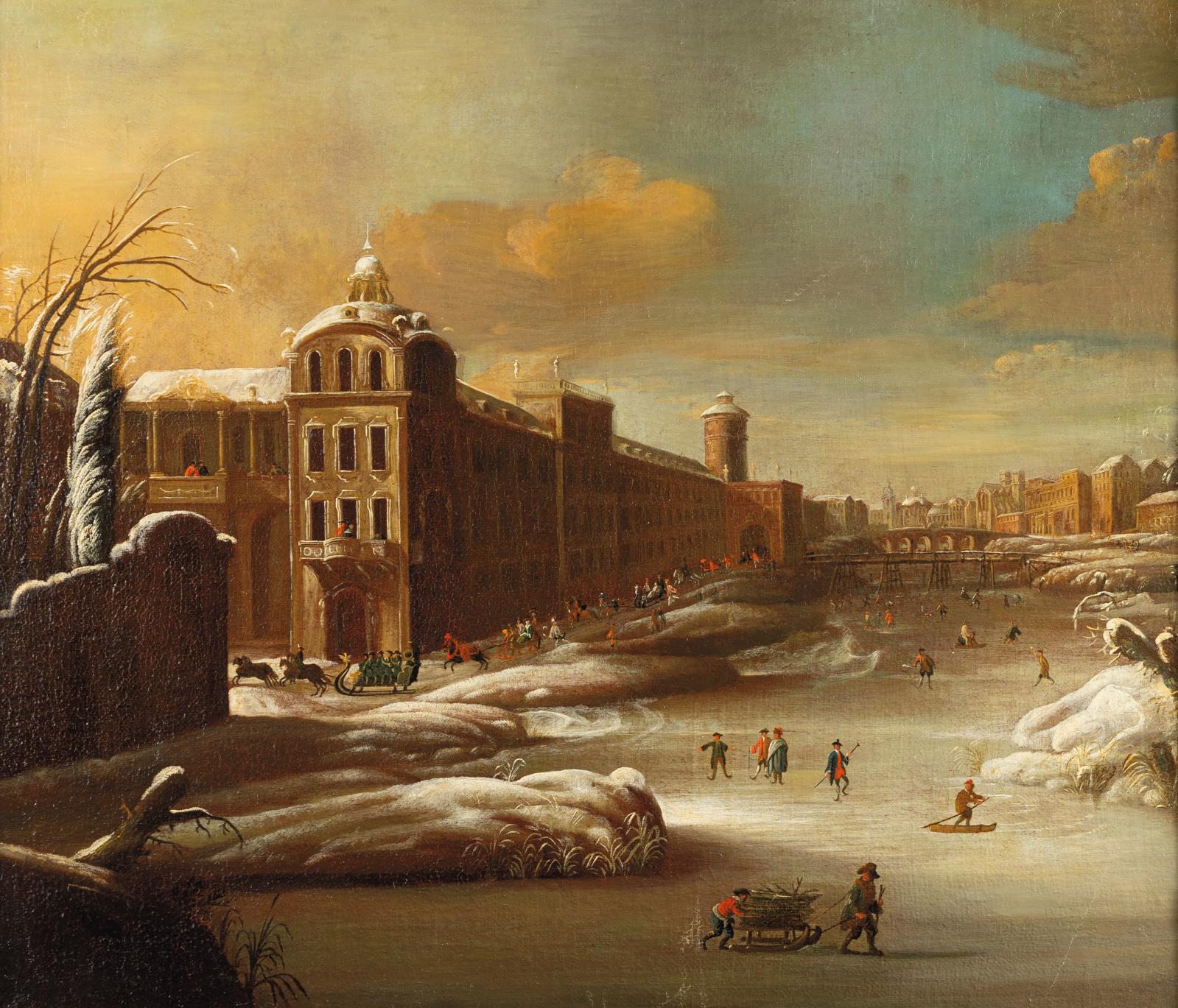 Paysage d'hiver de Johann Oswald Harms