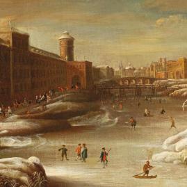 Panorama (avant-vente) - Paysage d'hiver de Johann Oswald Harms