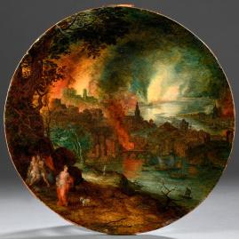 Sodom and Gomorrah in Flames by Jan Bruegel the Elder
