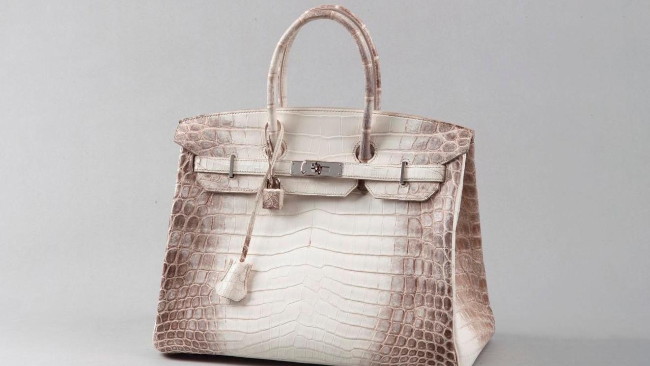 €124,800 2016, 35 cm Himalaya Crocodylus niloticus bag, palladium-plated silver metal... Art Price Index: The Birkin Bag by Hermès, a Solid Investment 