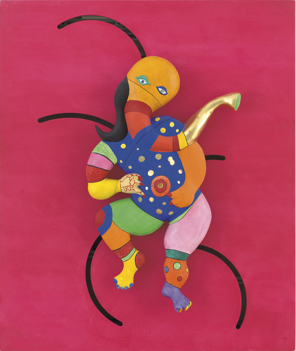 Niki de Saint Phalle rend hommage à Jean Tinguely à la galerie Vallois