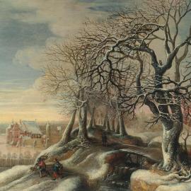 L’hiver à Tervuren par Denis Van Alsloot - Avant Vente
