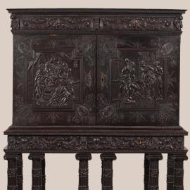 Un cabinet Louis XIII et son homologue anversois - Panorama (après-vente)